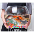 wholesale clear large small round glass fish bowl